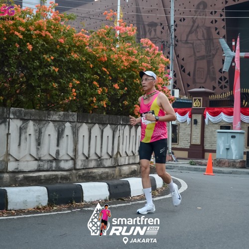 Race photo from SMARTFREN RUN 2026