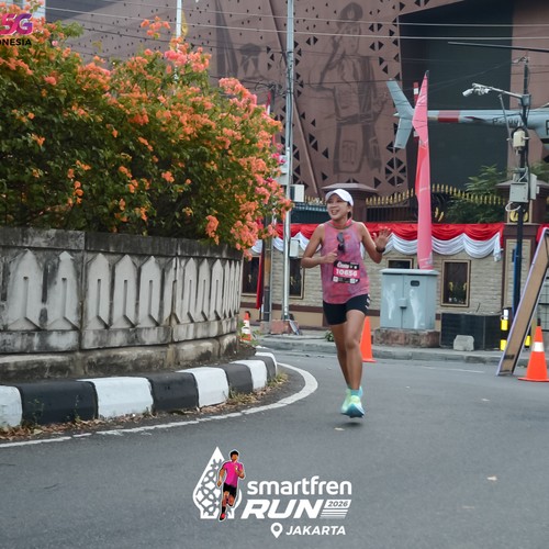 Race photo from SMARTFREN RUN 2026