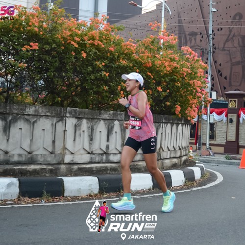 Race photo from SMARTFREN RUN 2026