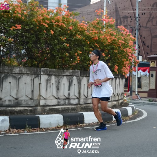 Race photo from SMARTFREN RUN 2026