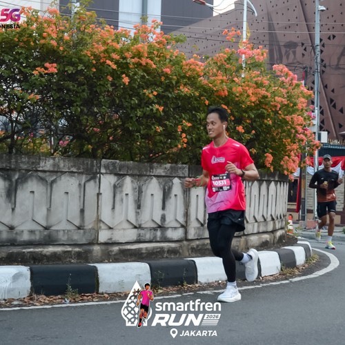 Race photo from SMARTFREN RUN 2026