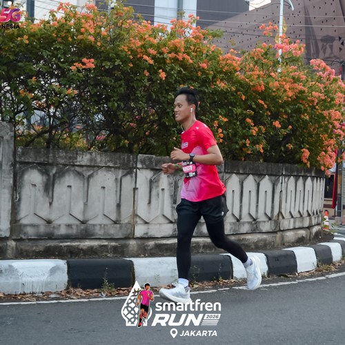 Race photo from SMARTFREN RUN 2026