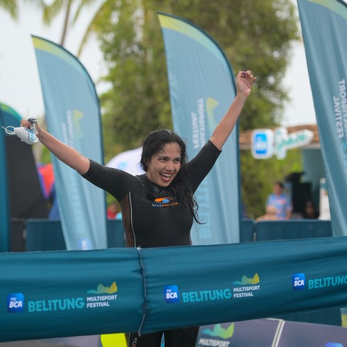 Race photo from Belitung Multisport Festival