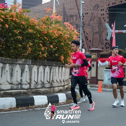 Race photo from SMARTFREN RUN 2026