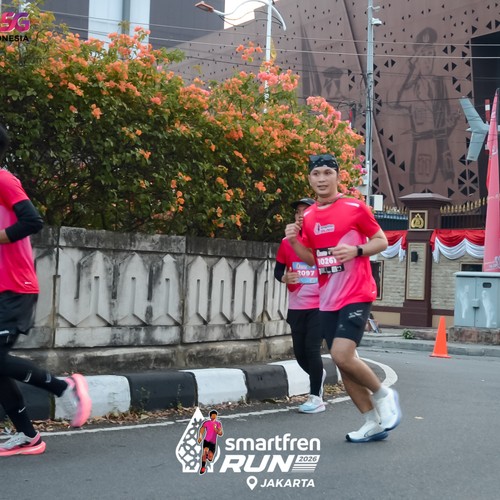 Race photo from SMARTFREN RUN 2026