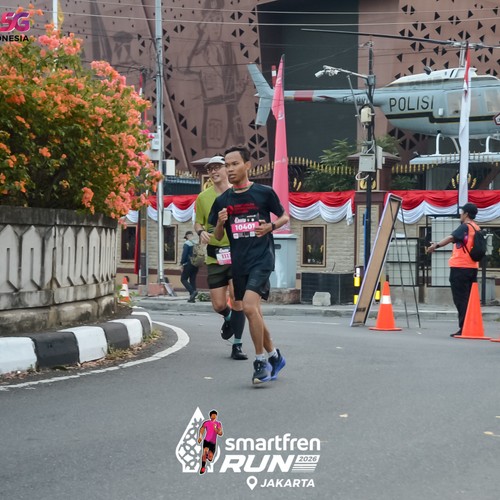 Race photo from SMARTFREN RUN 2026