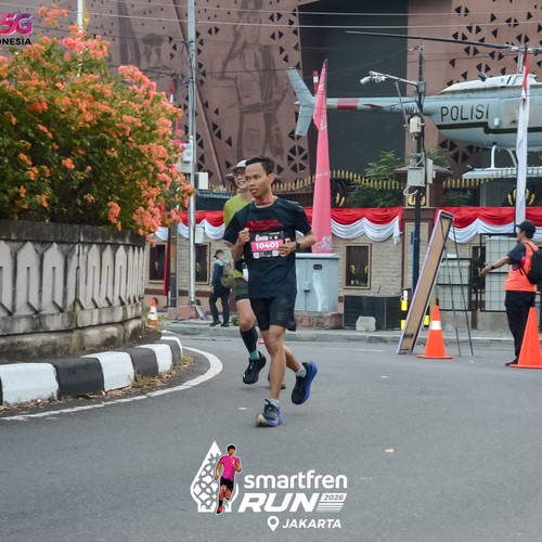Race photo from SMARTFREN RUN 2026