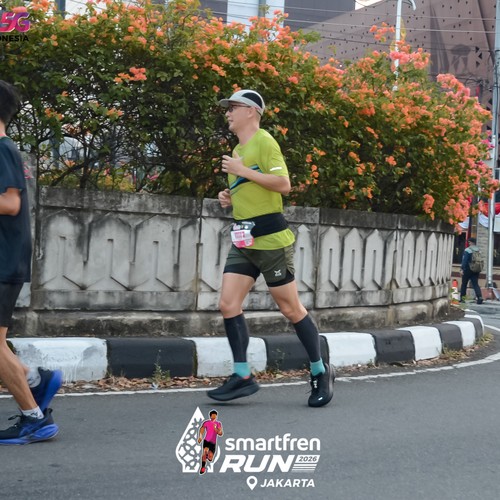 Race photo from SMARTFREN RUN 2026
