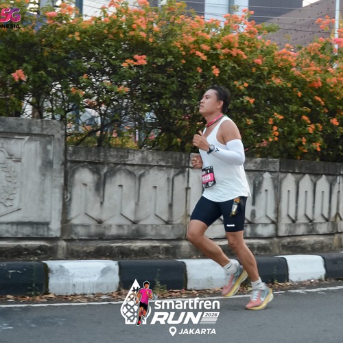 Race photo from SMARTFREN RUN 2026