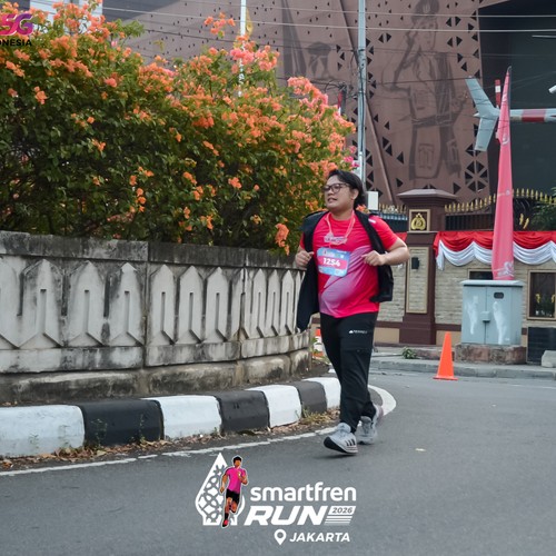 Race photo from SMARTFREN RUN 2026