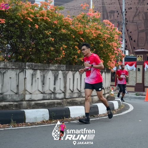 Race photo from SMARTFREN RUN 2026