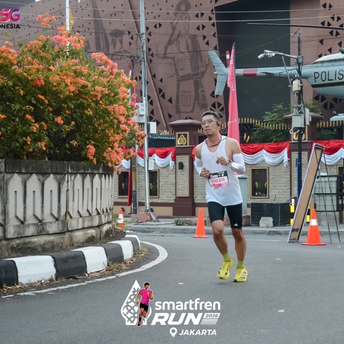 Race photo from SMARTFREN RUN 2026