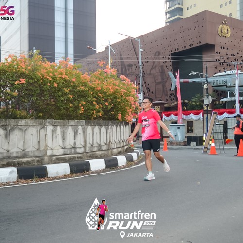 Race photo from SMARTFREN RUN 2026