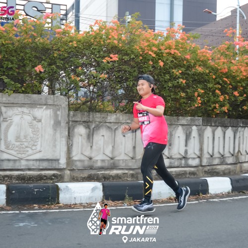 Race photo from SMARTFREN RUN 2026
