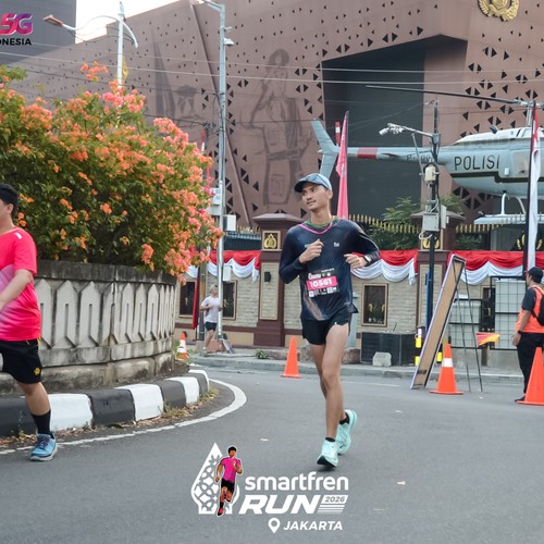 Race photo from SMARTFREN RUN 2026