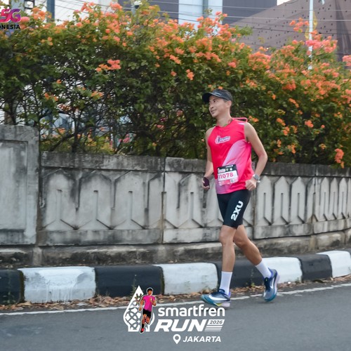 Race photo from SMARTFREN RUN 2026