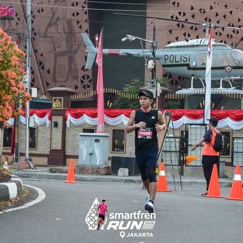 Race photo from SMARTFREN RUN 2026