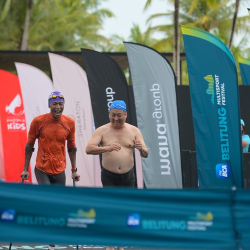 Race photo from Belitung Multisport Festival