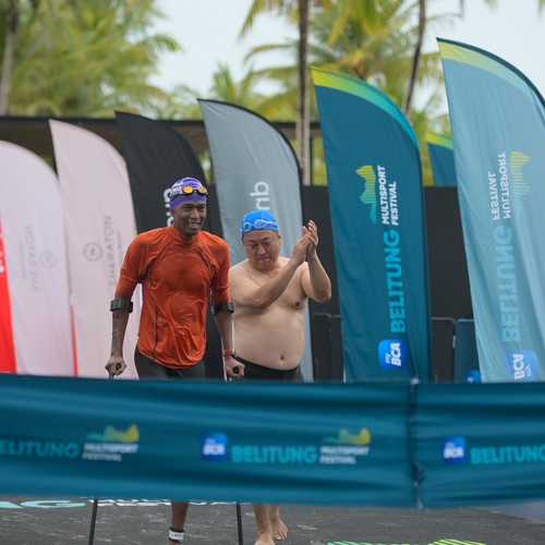 Race photo from Belitung Multisport Festival