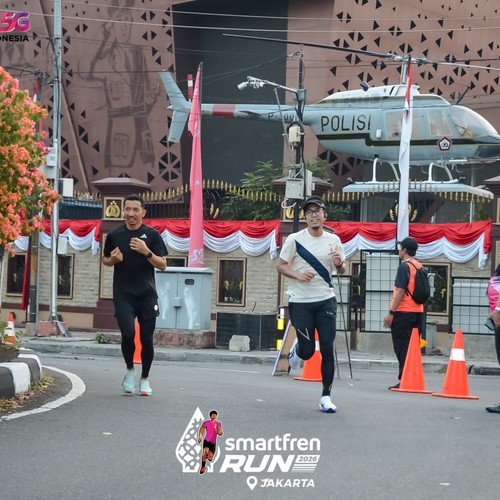 Race photo from SMARTFREN RUN 2026