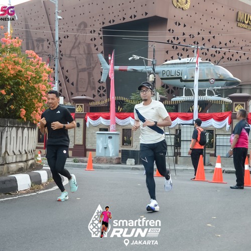 Race photo from SMARTFREN RUN 2026