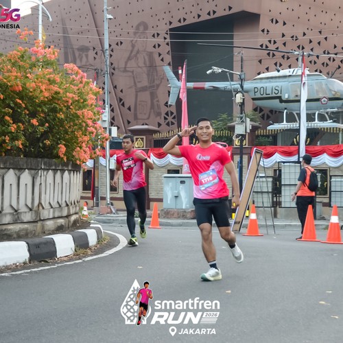 Race photo from SMARTFREN RUN 2026