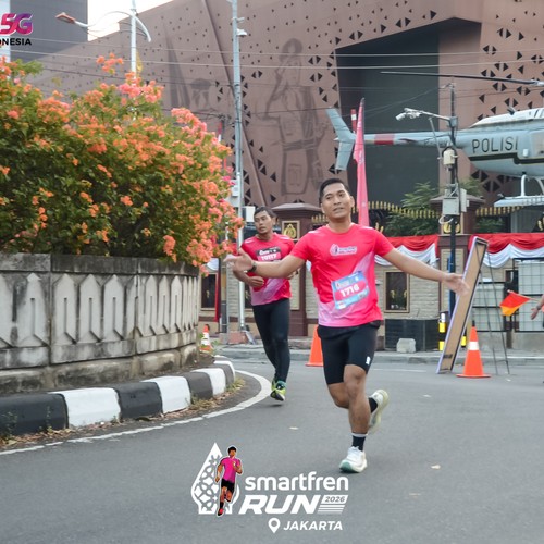 Race photo from SMARTFREN RUN 2026