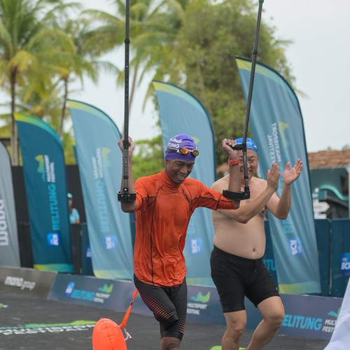 Race photo from Belitung Multisport Festival