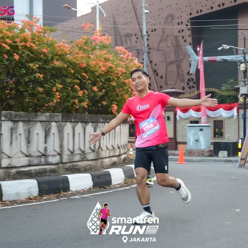 Race photo from SMARTFREN RUN 2026