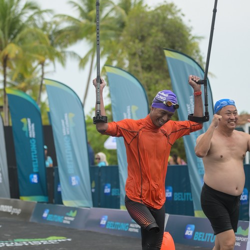 Race photo from Belitung Multisport Festival