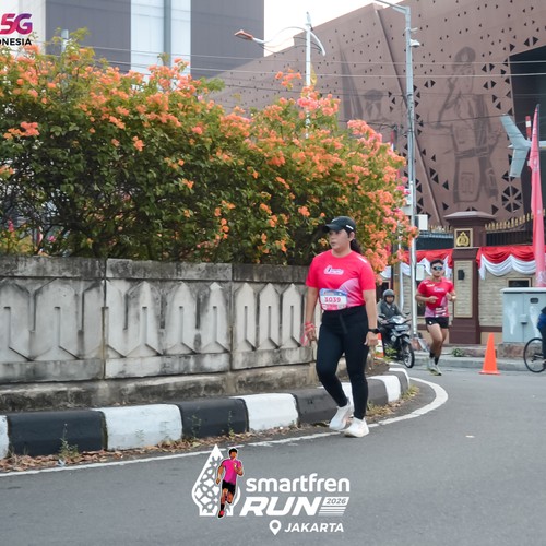 Race photo from SMARTFREN RUN 2026