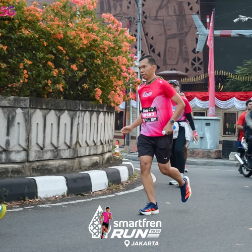 Race photo from SMARTFREN RUN 2026