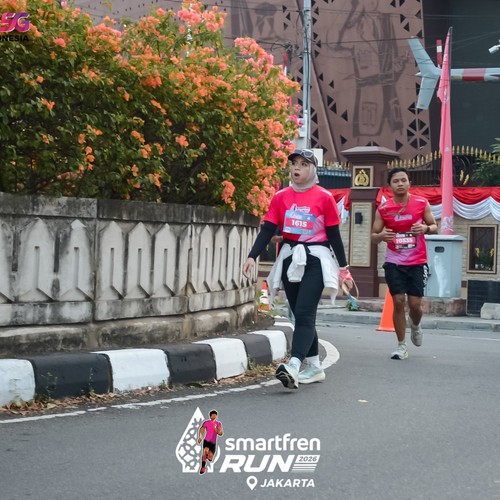 Race photo from SMARTFREN RUN 2026