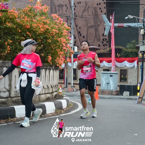 Race photo from SMARTFREN RUN 2026