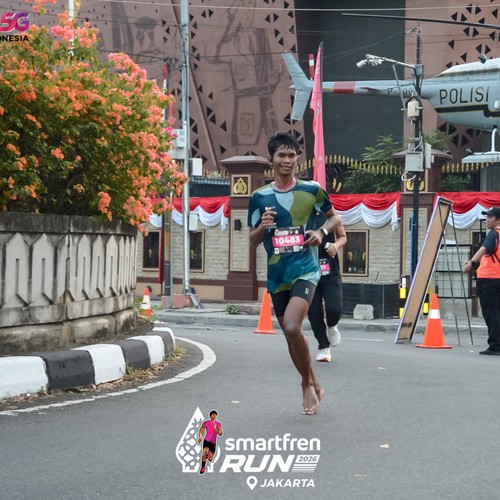Race photo from SMARTFREN RUN 2026