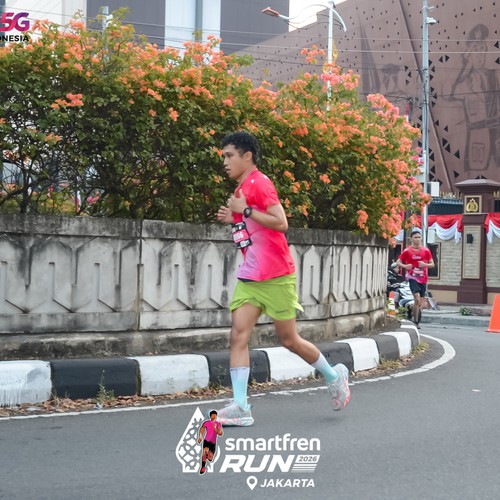Race photo from SMARTFREN RUN 2026