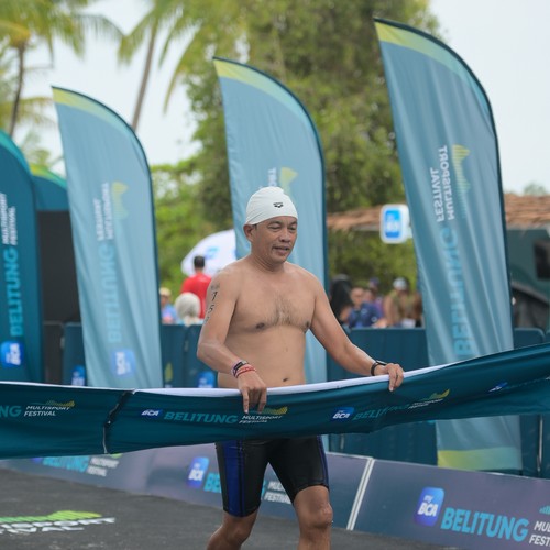 Race photo from Belitung Multisport Festival