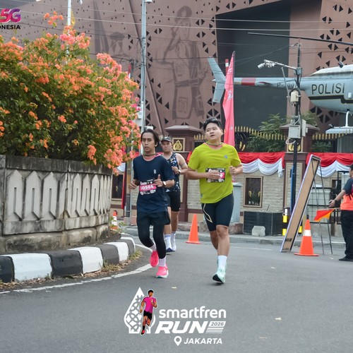 Race photo from SMARTFREN RUN 2026