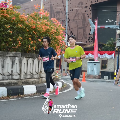 Race photo from SMARTFREN RUN 2026