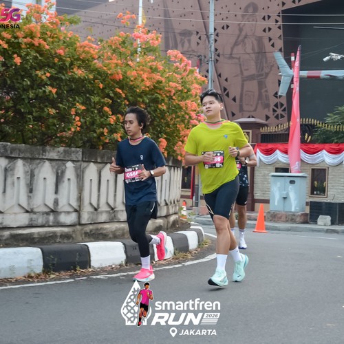 Race photo from SMARTFREN RUN 2026