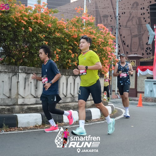 Race photo from SMARTFREN RUN 2026