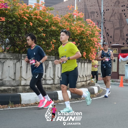 Race photo from SMARTFREN RUN 2026
