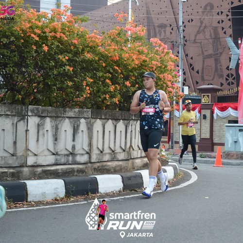 Race photo from SMARTFREN RUN 2026