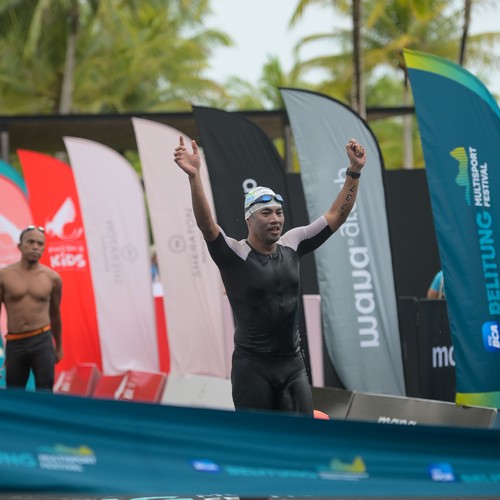 Race photo from Belitung Multisport Festival