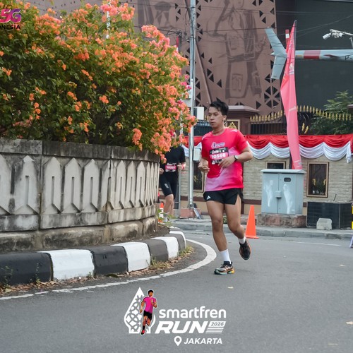 Race photo from SMARTFREN RUN 2026