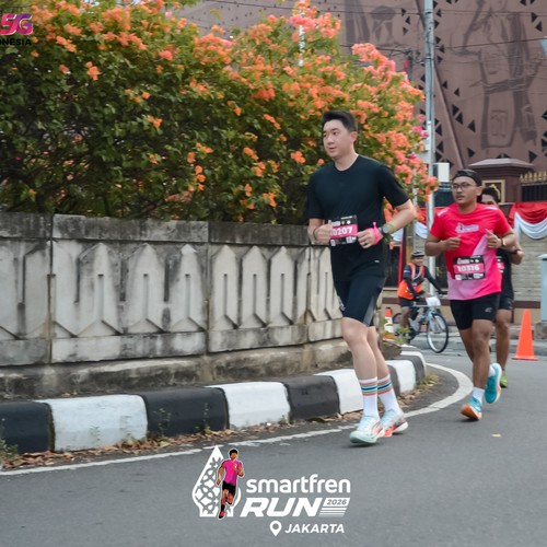 Race photo from SMARTFREN RUN 2026
