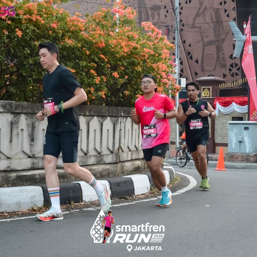 Race photo from SMARTFREN RUN 2026