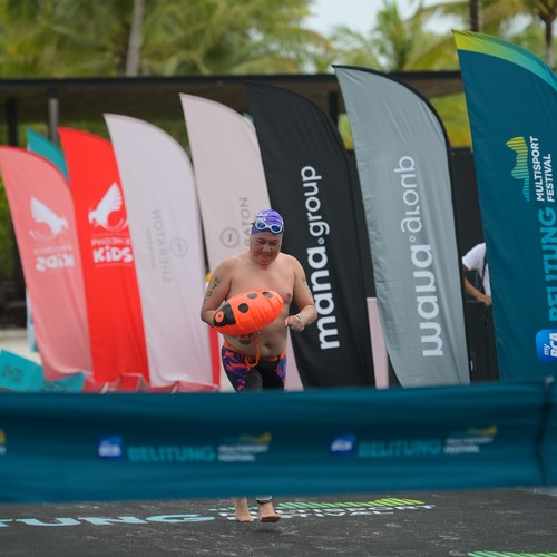 Race photo from Belitung Multisport Festival