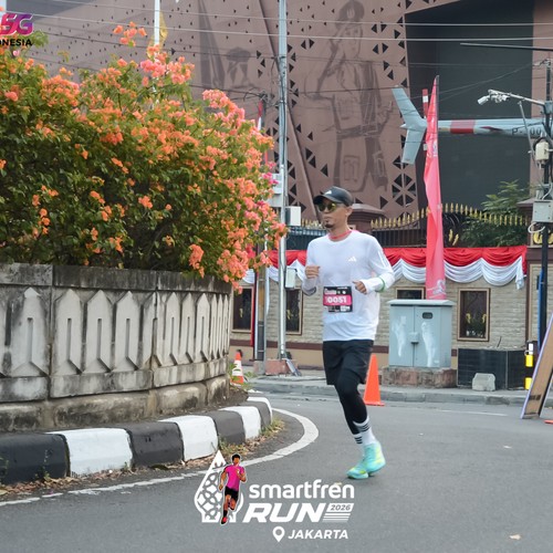 Race photo from SMARTFREN RUN 2026