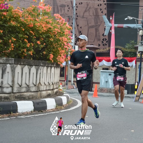 Race photo from SMARTFREN RUN 2026